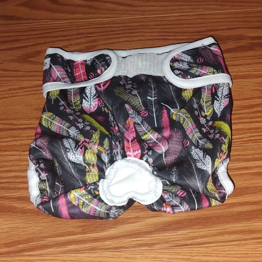 MICOOYO Washable Belly Bands for female Dogs Reuseable Doggie Diapers  Sz M NWOT